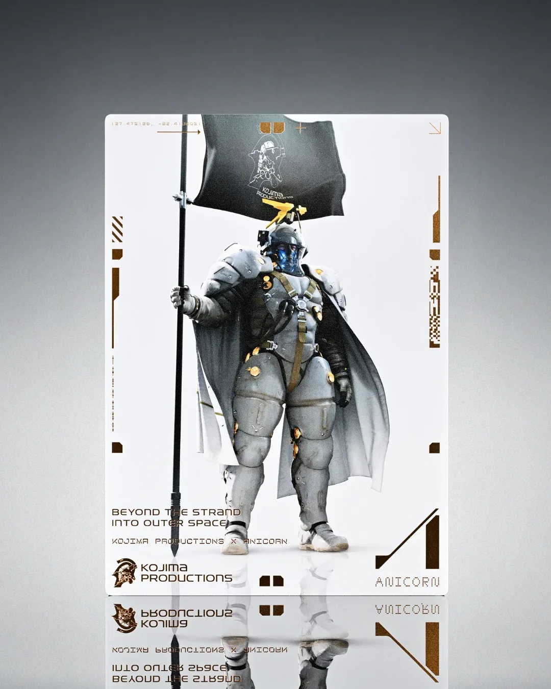 KOJIMA PRODUCTIONS x ANICORN - LUDENS Metal Print | Artwork B